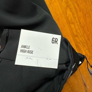 Express Ankle High Rise Pants Black 6R NWT